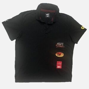 Puma Scuderia Ferrari Polo Shirt Size XL Puma Black Polo Shirt for Men